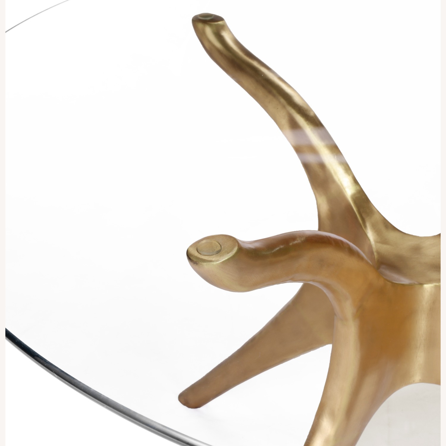 Industry Modernism Vicenza Brass Dining Table - image-4