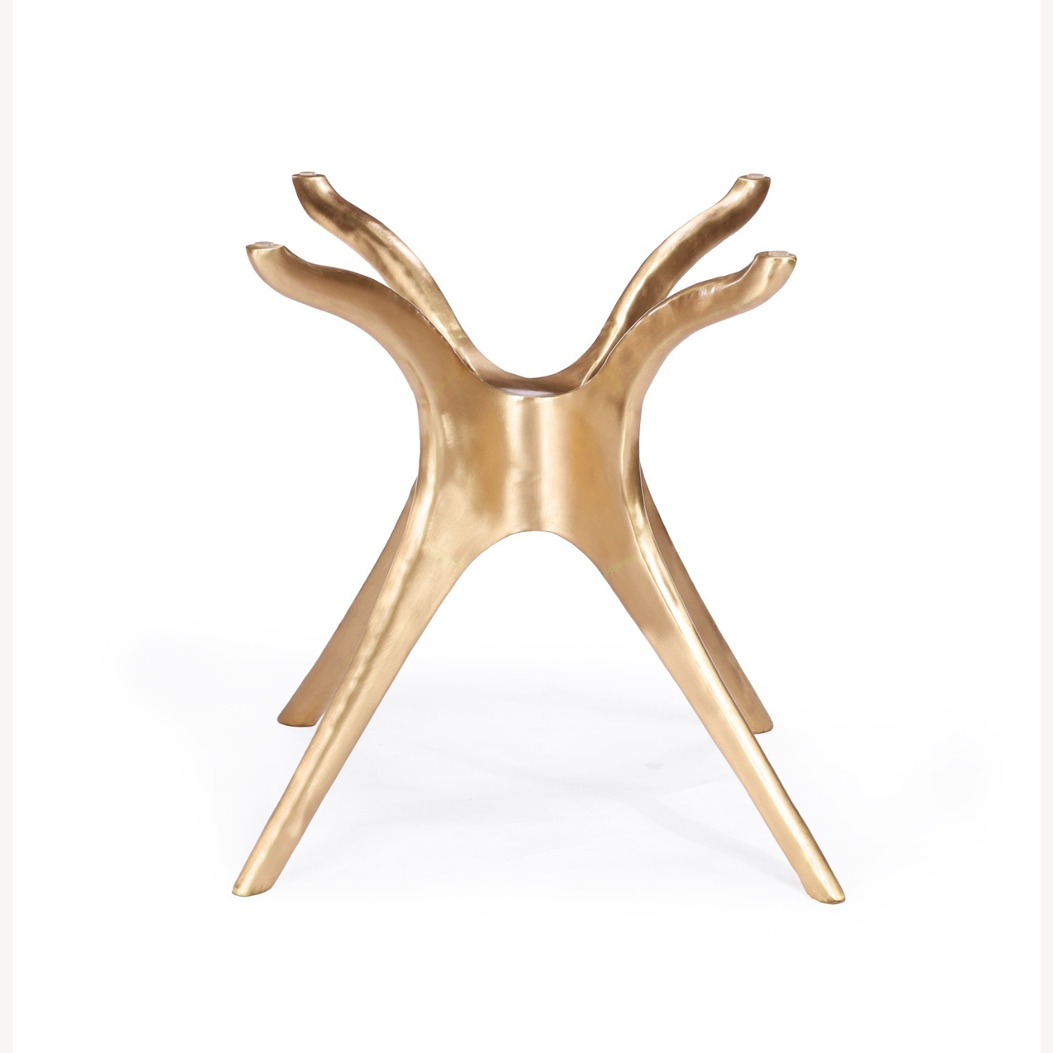 Industry Modernism Vicenza Brass Dining Table - image-3