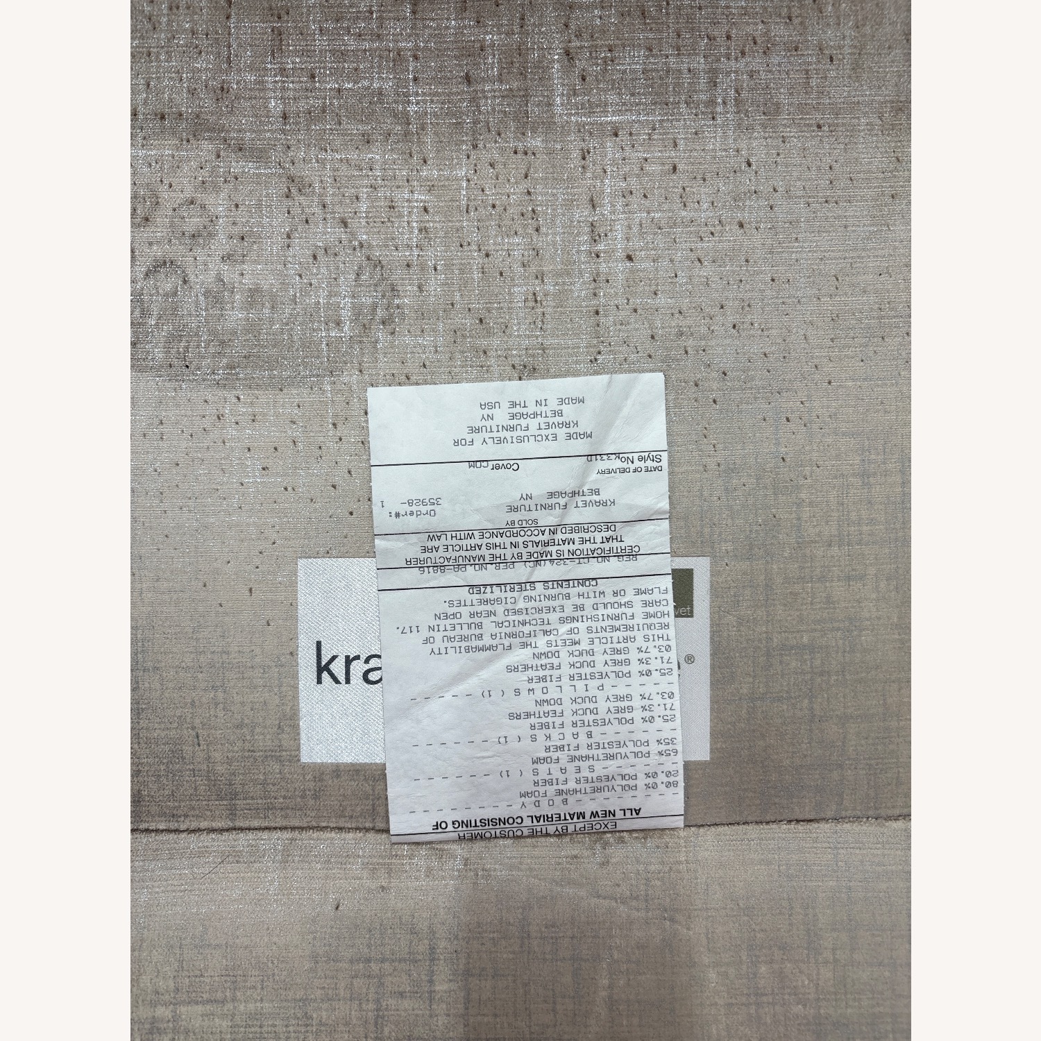 Kravet Lorane Chair Light Gray Velvet Armchair - image-8