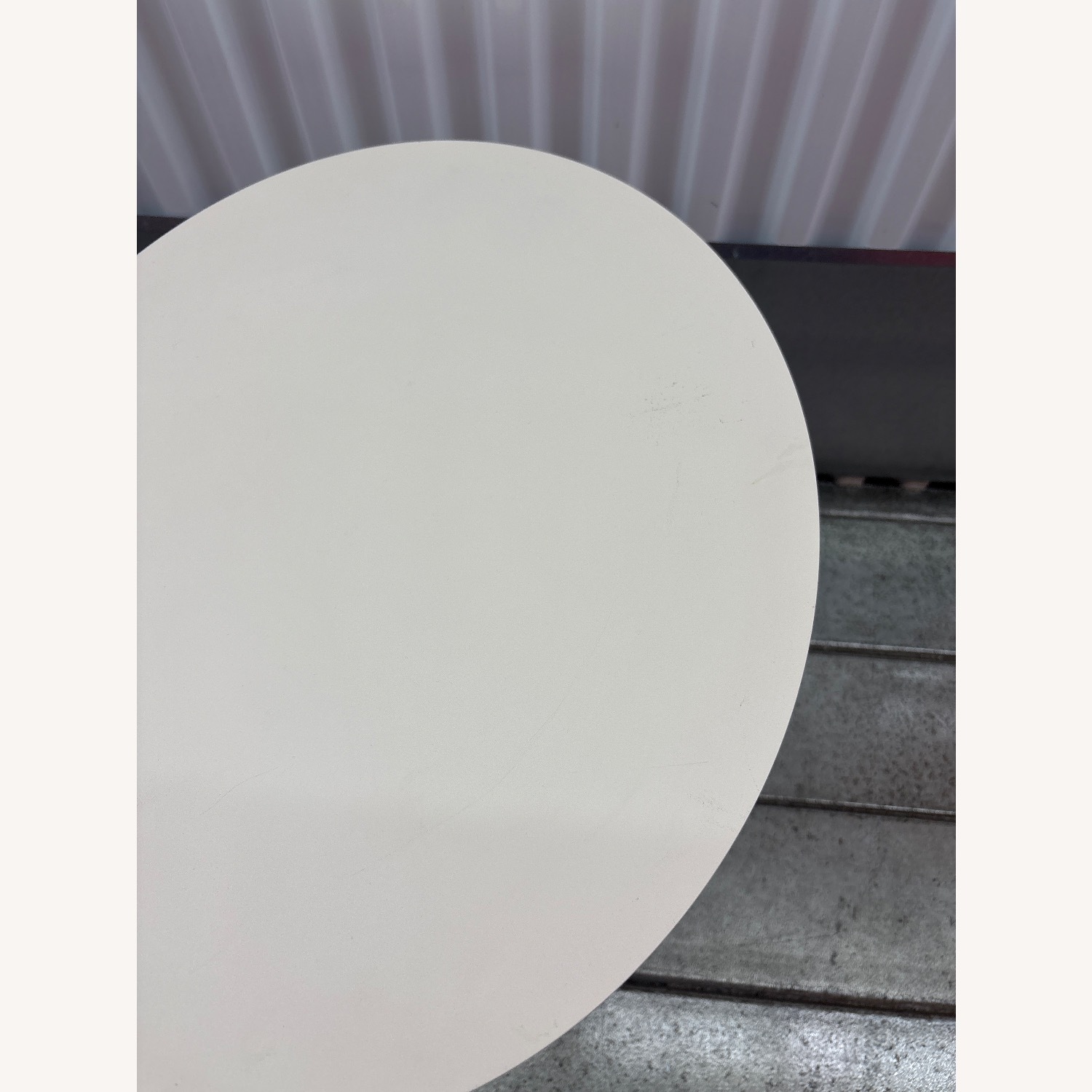 White Marble Side Table - image-4