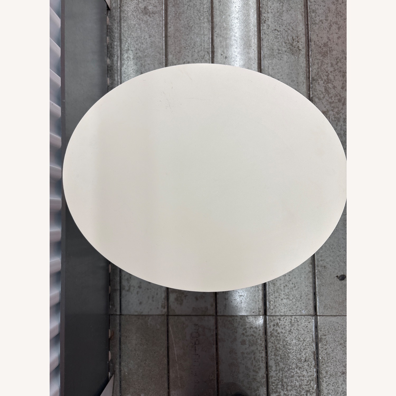 White Marble Side Table - image-6