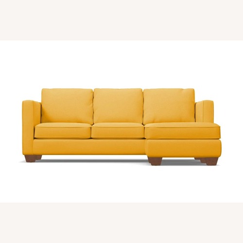 Used Apt2b Catalina Yellow Velvet Sleeper Sofa for sale on AptDeco