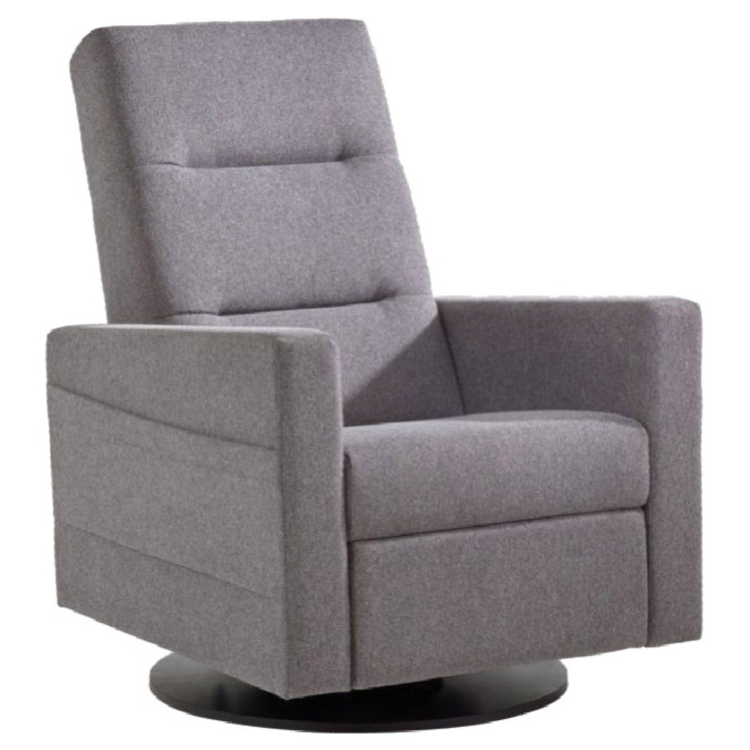 Dutailier Light Gray Fabric Glider Chair - image-4