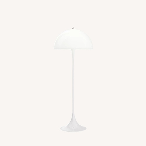 Used Panton White Panthella Floor Lamp (Louis Poulsen) for sale on AptDeco