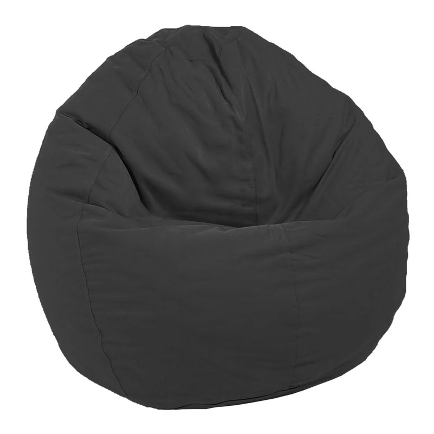 Bean Products Black Fabric Ottoman - image-5