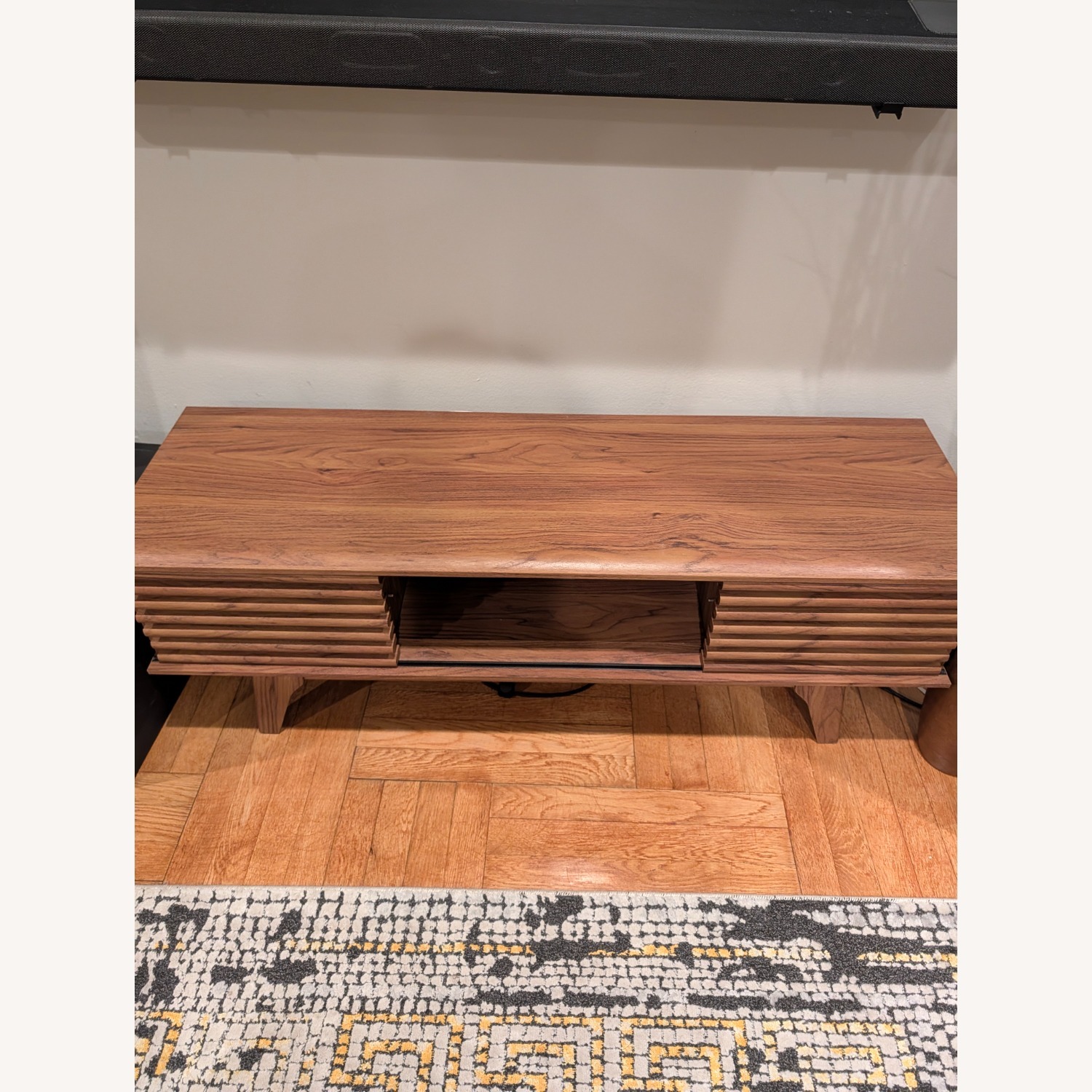 Render Walnut TV Console - image-3