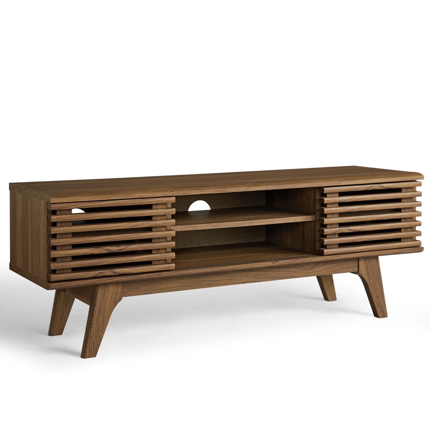 Render Walnut TV Console - image-5