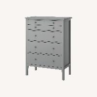IKEA Gullaberg Dark Gray Wood Dresser