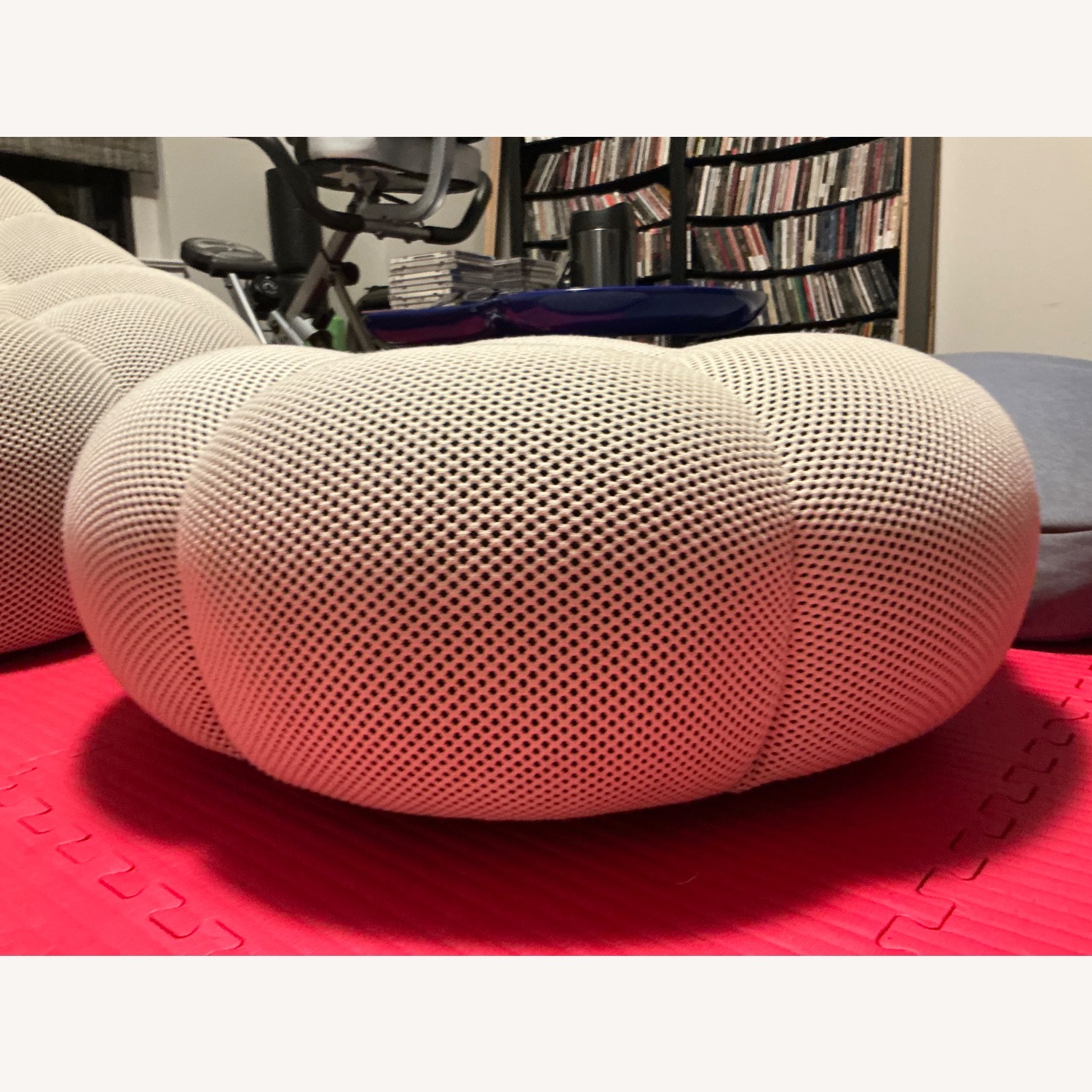 Roche Bobois Bubble White Fabric Ottoman - image-3