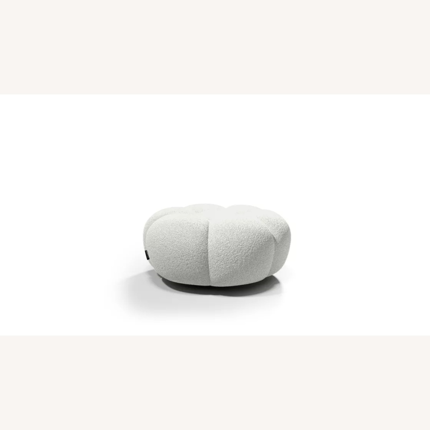 Roche Bobois Bubble White Fabric Ottoman - image-4