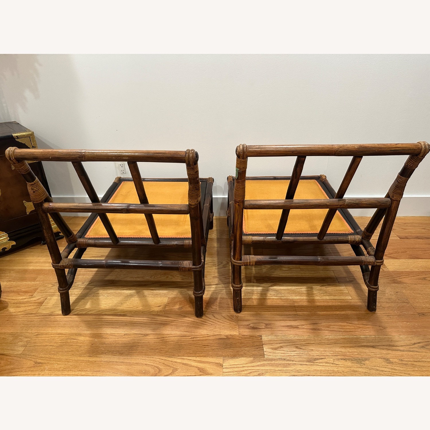 Vintage/Antique Finds Bamboo Accent Chairs - image-4