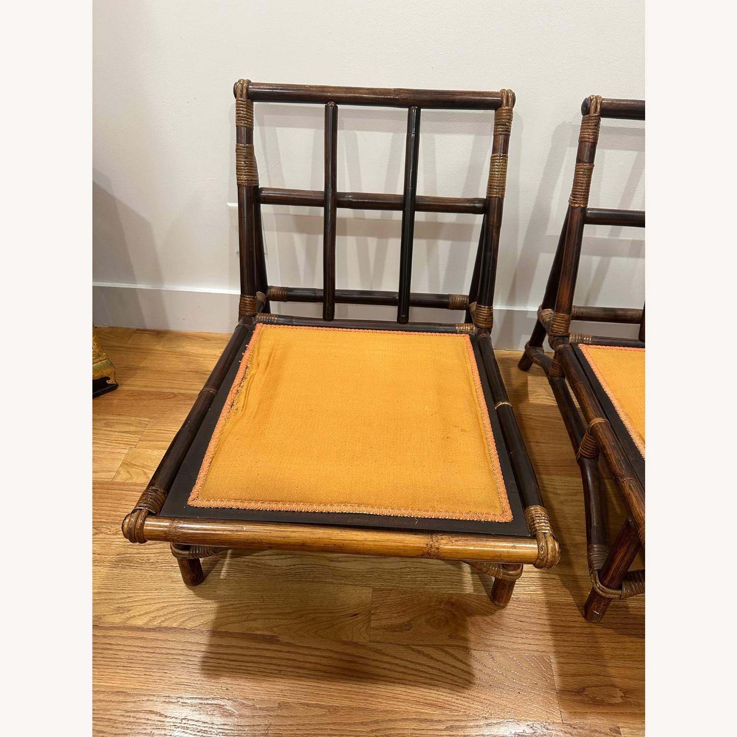 Vintage/Antique Finds Bamboo Accent Chairs - image-5