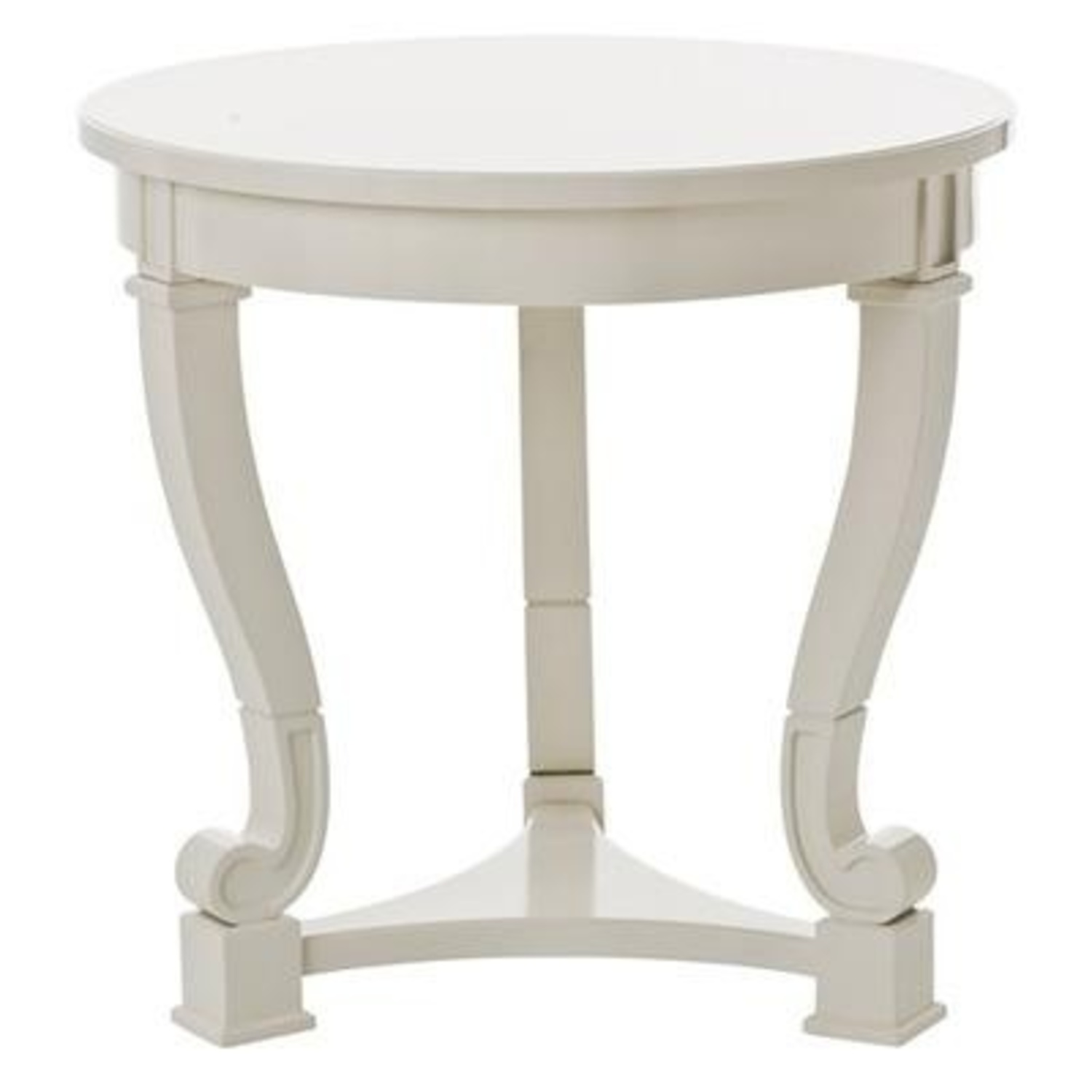 Lillian August White Wood Side Table - image-4
