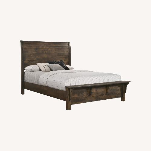 Used Heritage Blue Ridge King Bed in Rustic Gray for sale on AptDeco