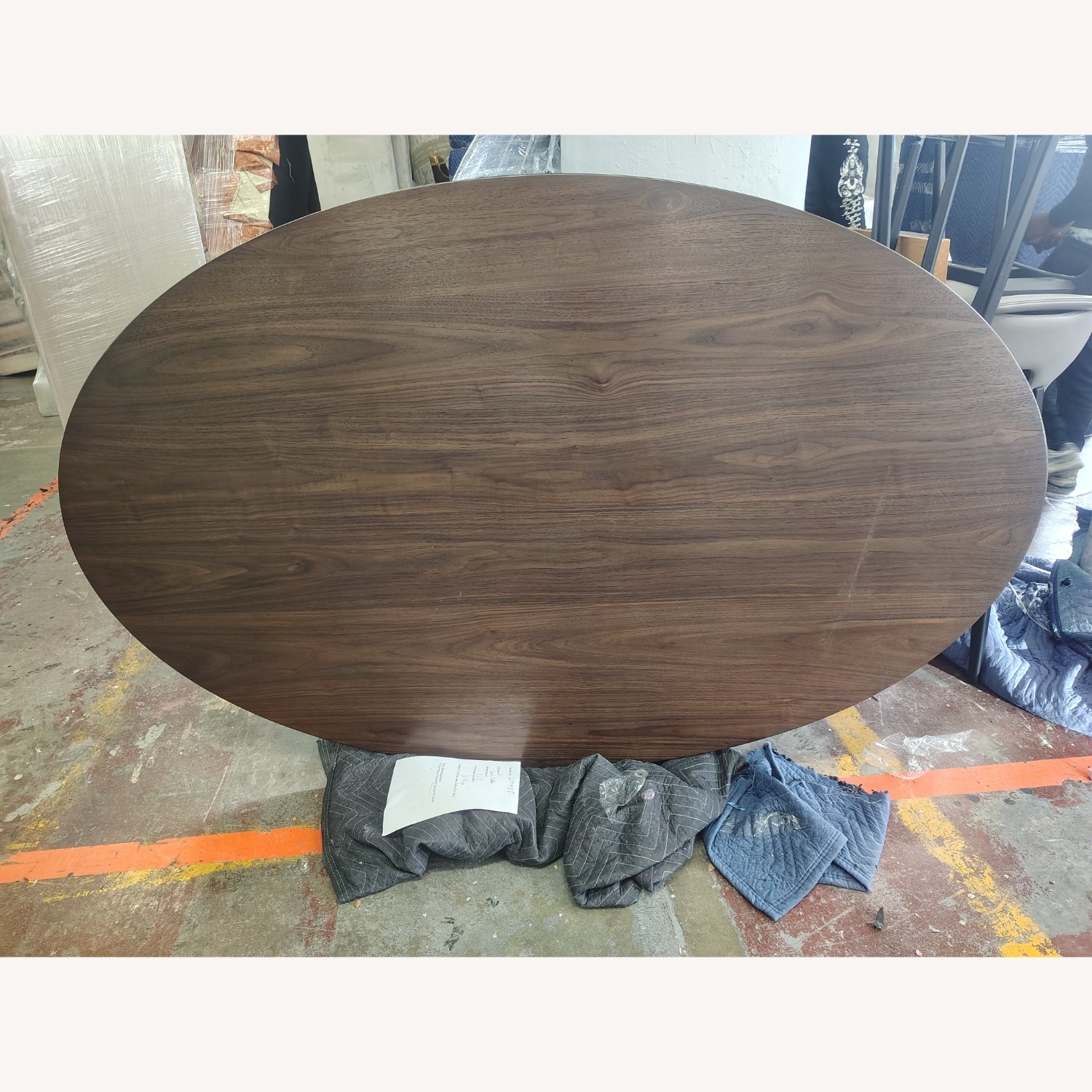 Restoration Hardware Aero 78" Oval Dining Table - image-4