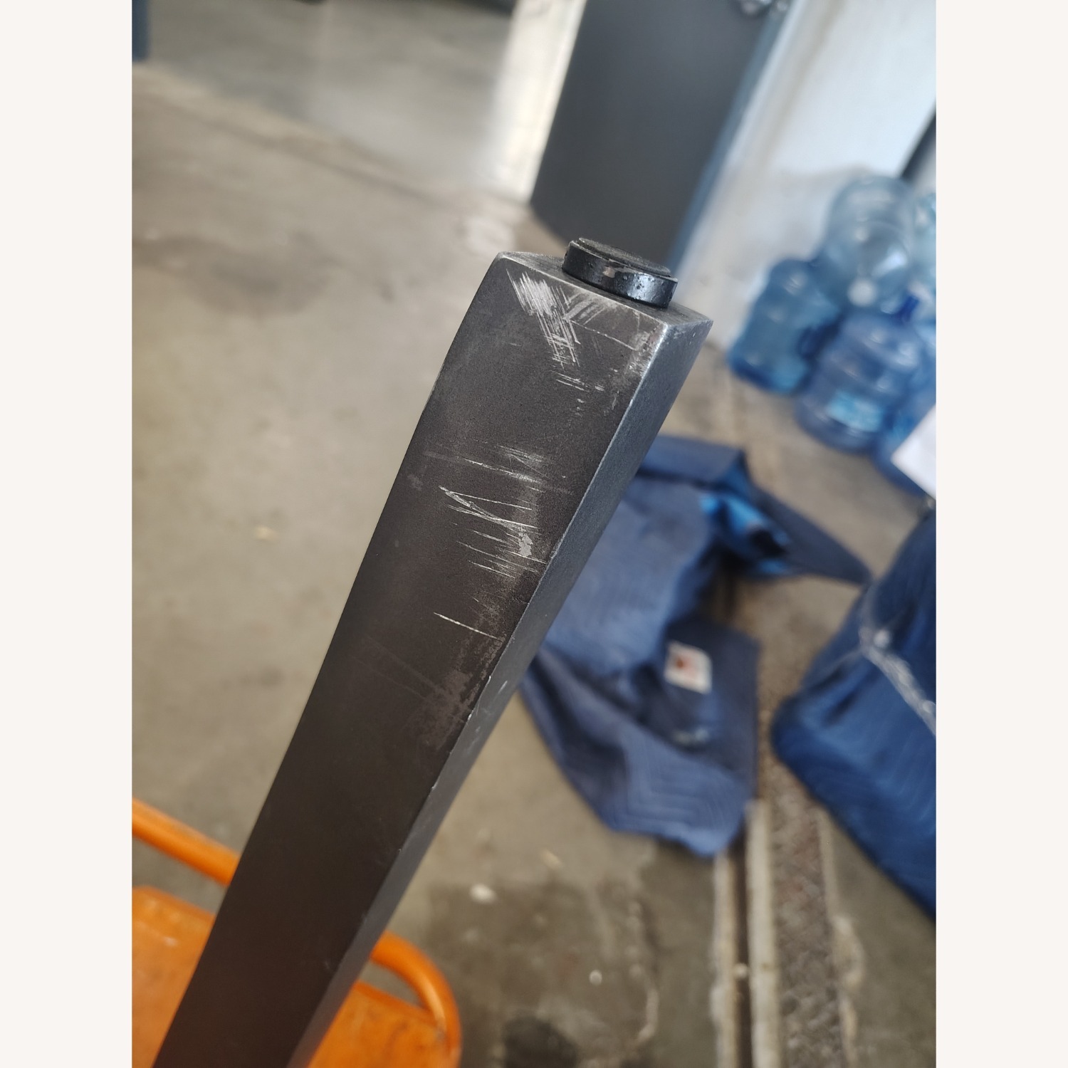 Crate & Barrel Light Brown Wood Dining Table - image-3