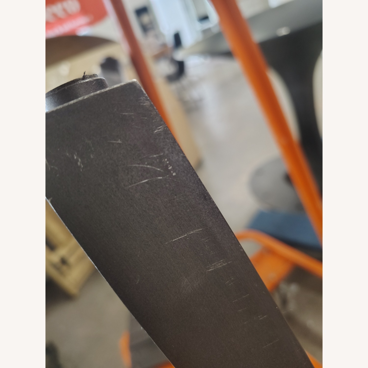 Crate & Barrel Light Brown Wood Dining Table - image-5