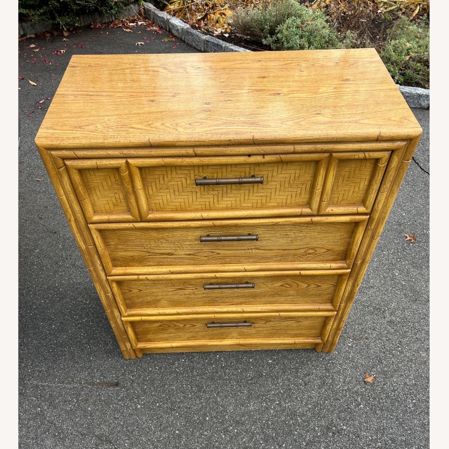 Lea Faux Bamboo Chest of Drawers - image-4