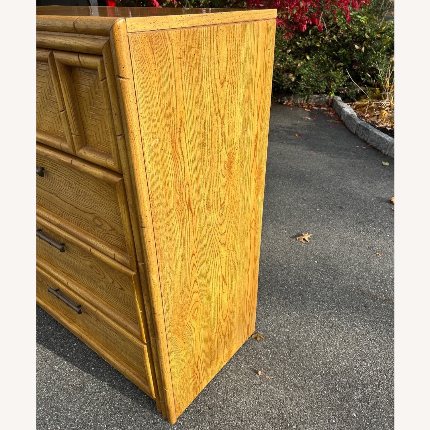 Lea Faux Bamboo Chest of Drawers - image-1