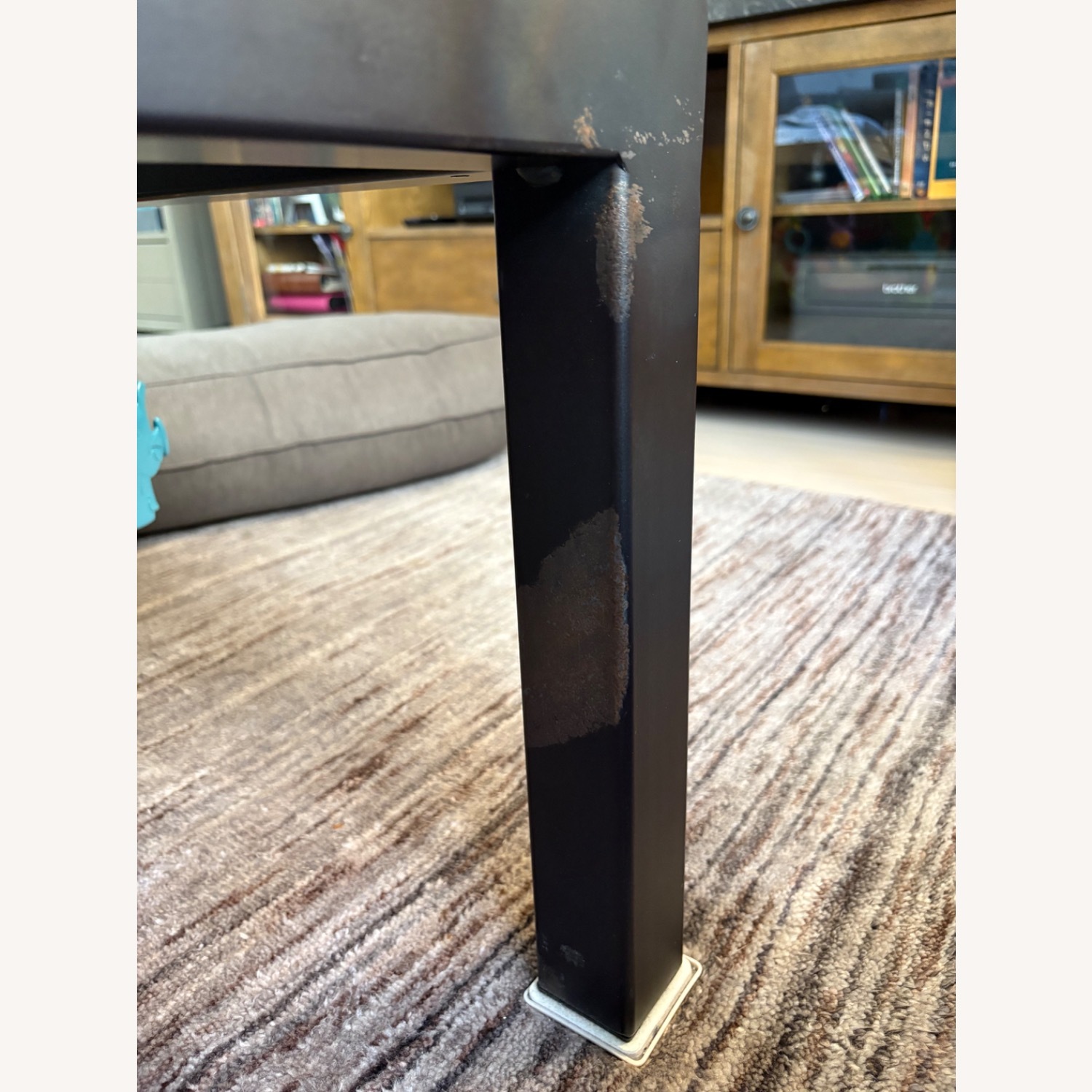 Crate & Barrel Parsons Marble Coffee Table  - image-5