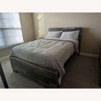 Bench Craft Dark Gray Wood Queen Bed