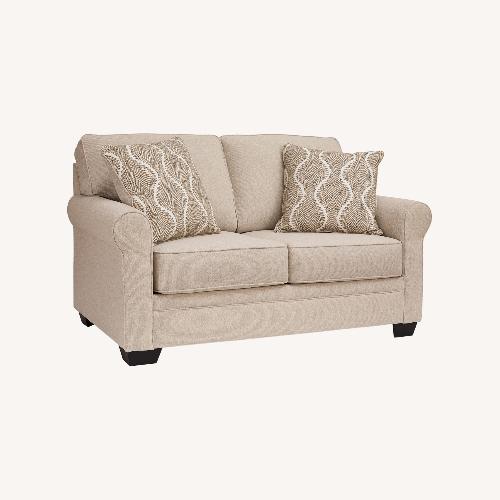 Used Ashley Furniture Belcaro Place Next-Gen Nuvella Loveseat for sale on AptDeco