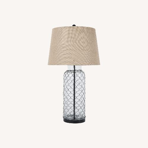 Used Ashley Furniture Sharmayne Natural Table Lamps for sale on AptDeco
