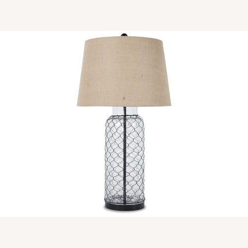 Used Ashley Furniture Sharmayne Natural Table Lamps for sale on AptDeco