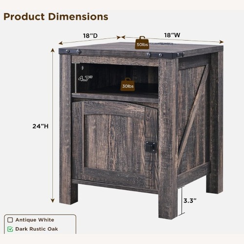 Used Sincido Dark Brown Wood Sideboard for sale on AptDeco