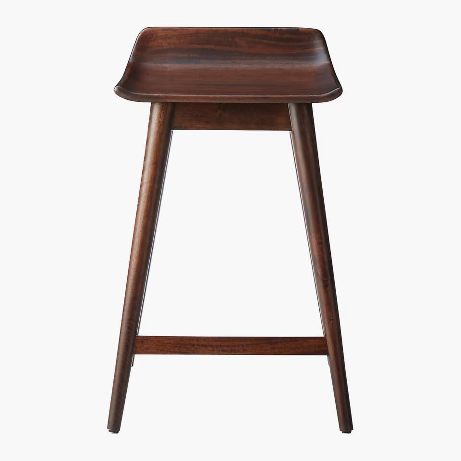 CB2 Wainscott Dark Brown Counter Stool 24” - image-6