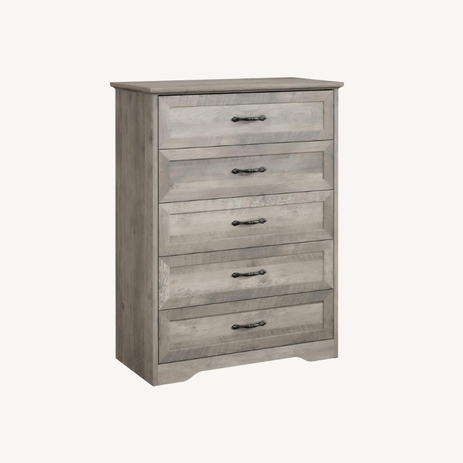 Garvee Light Gray Wood Dresser - image-0
