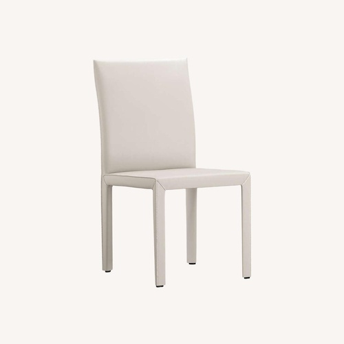 Used Leather Dining Chair and Bench Set for sale on AptDeco