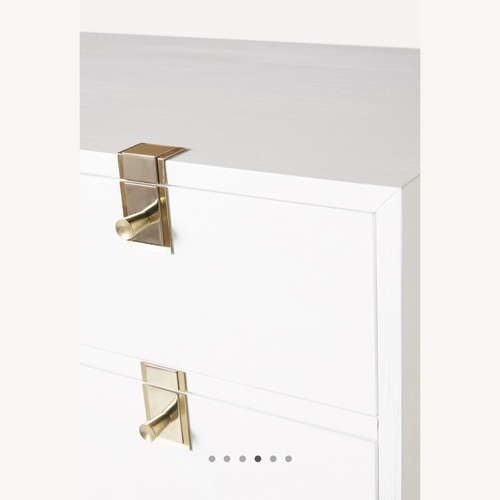 Used Anthropologie Ingram White Wood Dresser for sale on AptDeco