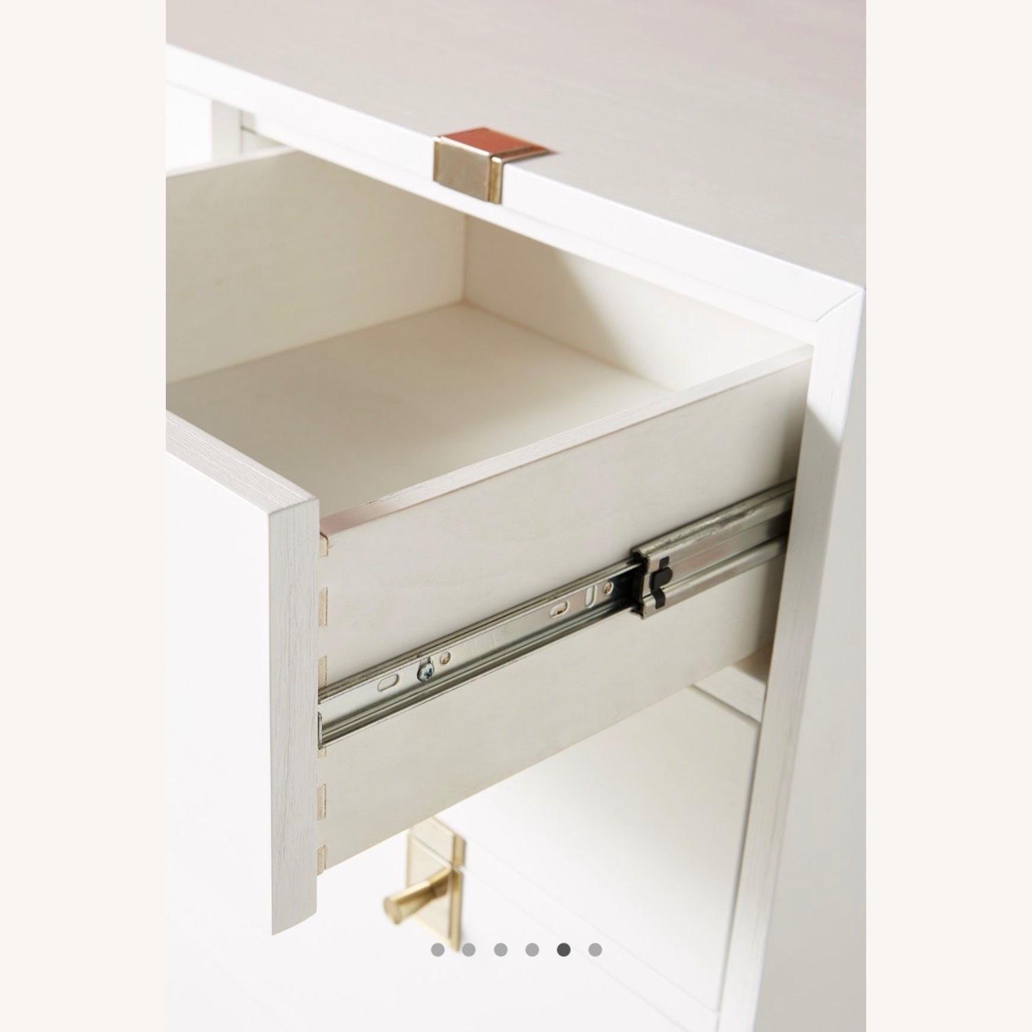 Anthropologie Ingram White Wood Dresser - image-2