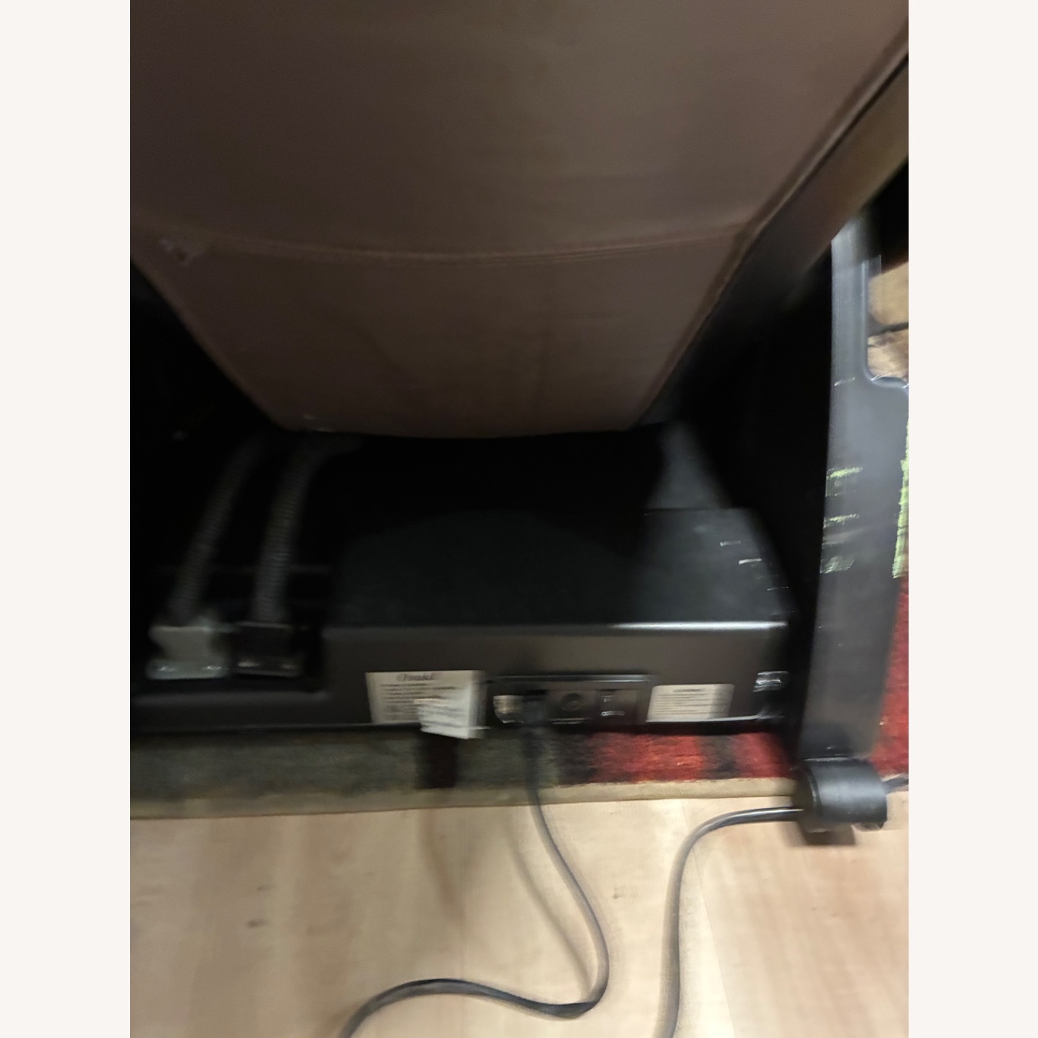 Dark Brown Leather Recliner - image-4