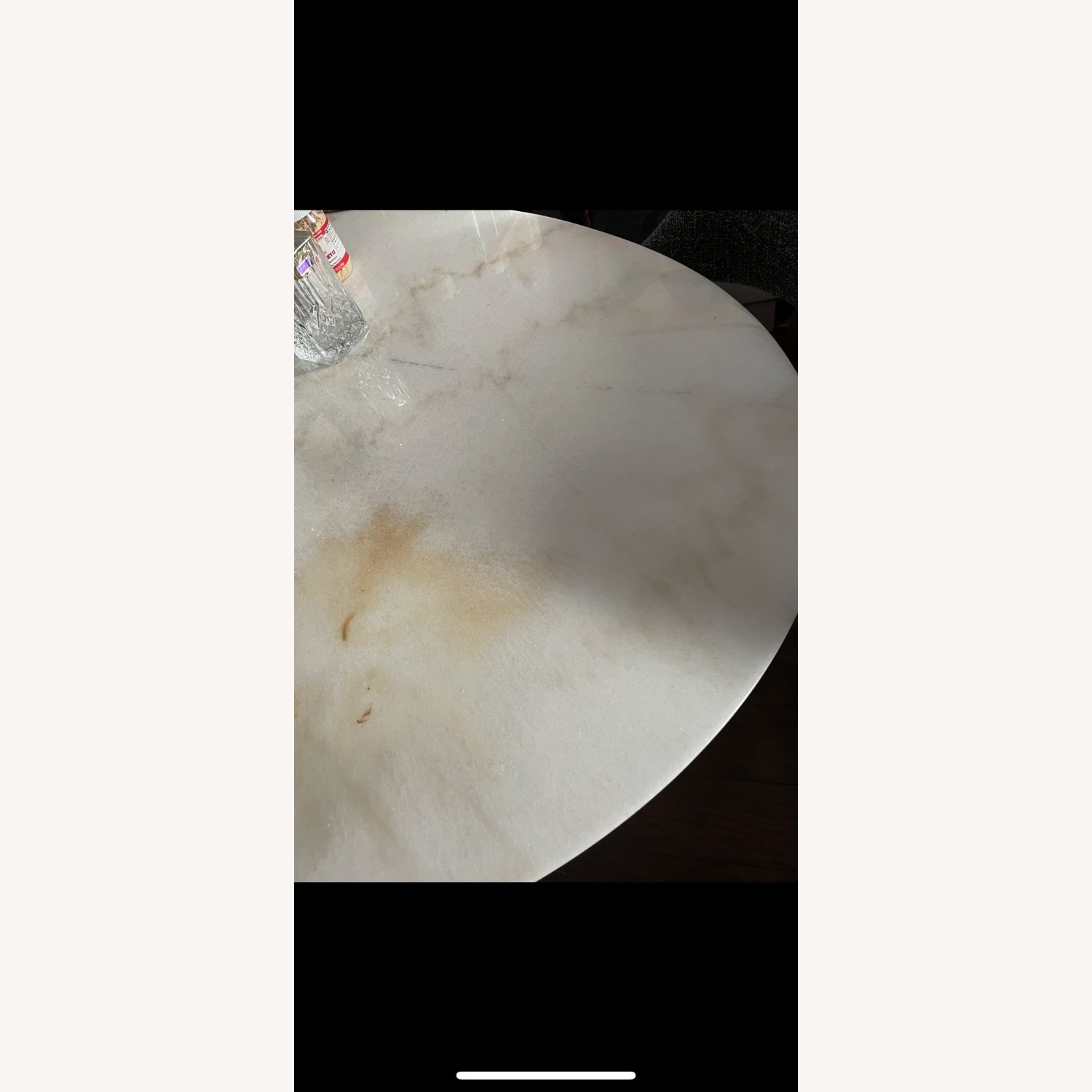 Carrara White Marble Tulip Base Dining Table - image-22