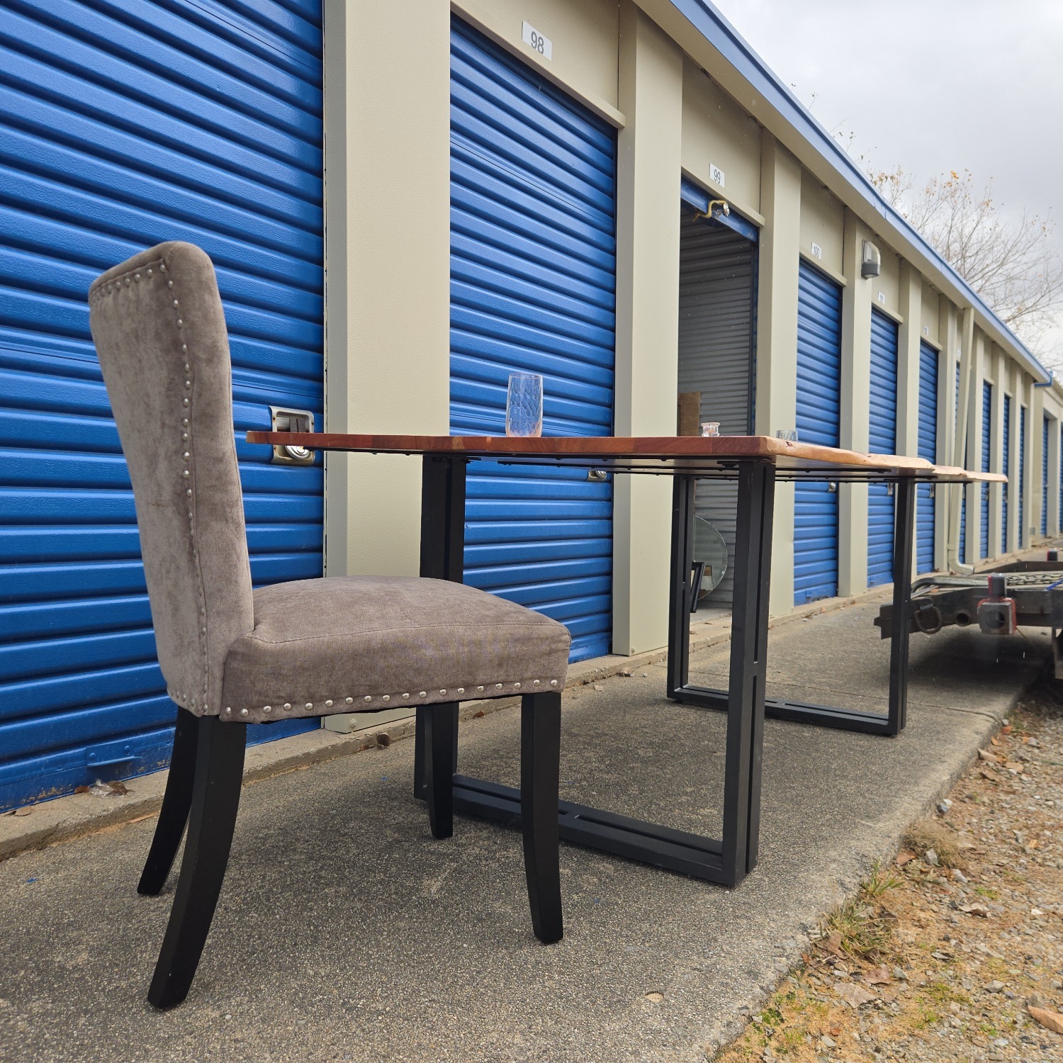 Vintage Wood Table - image-7