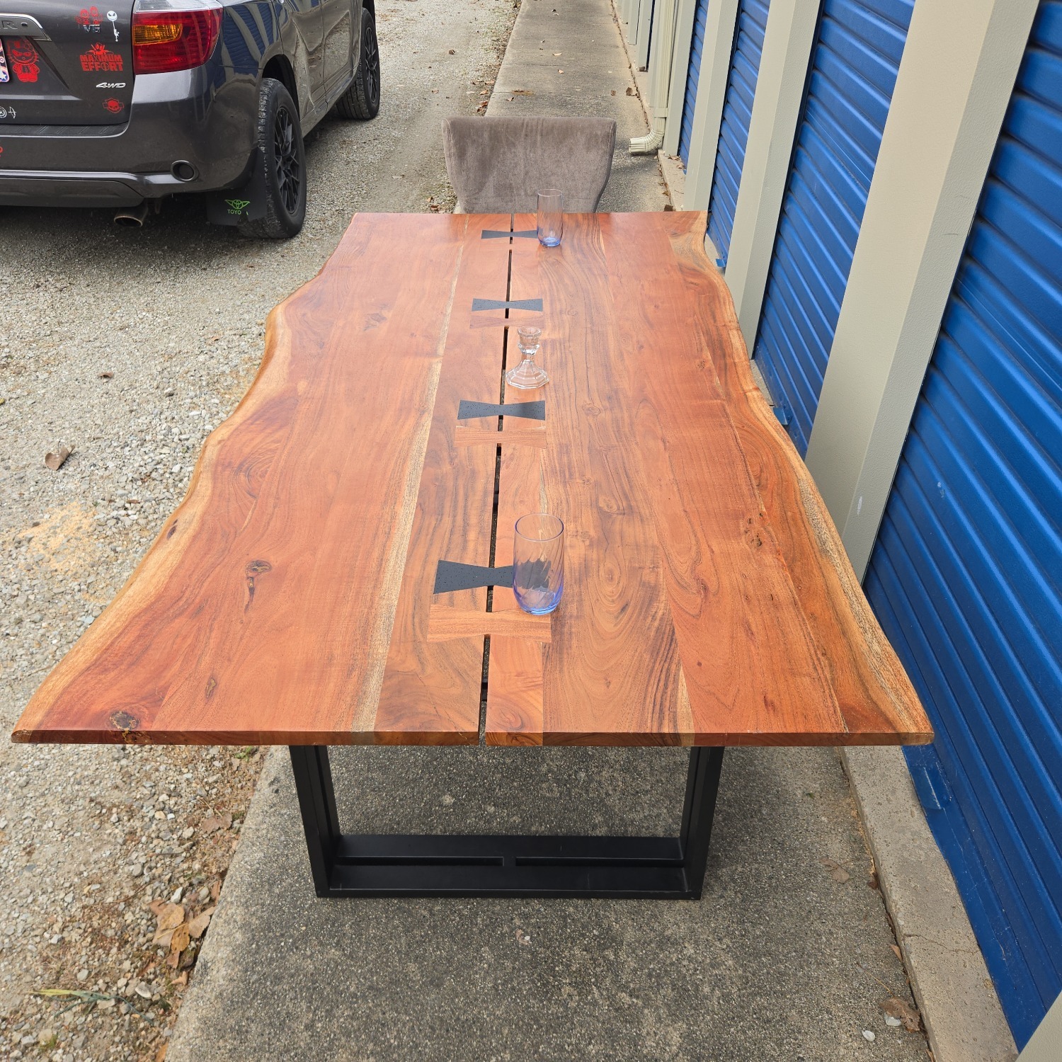 Vintage Wood Table - image-9