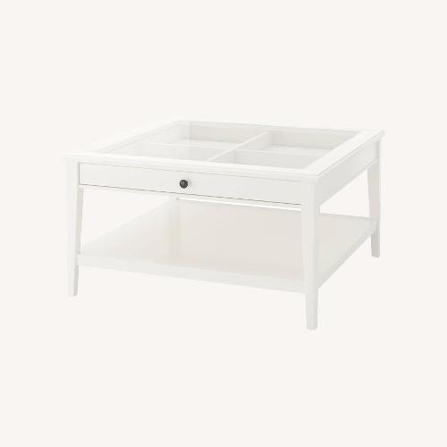 Used IKEA LIATORP White Coffee Table for sale on AptDeco