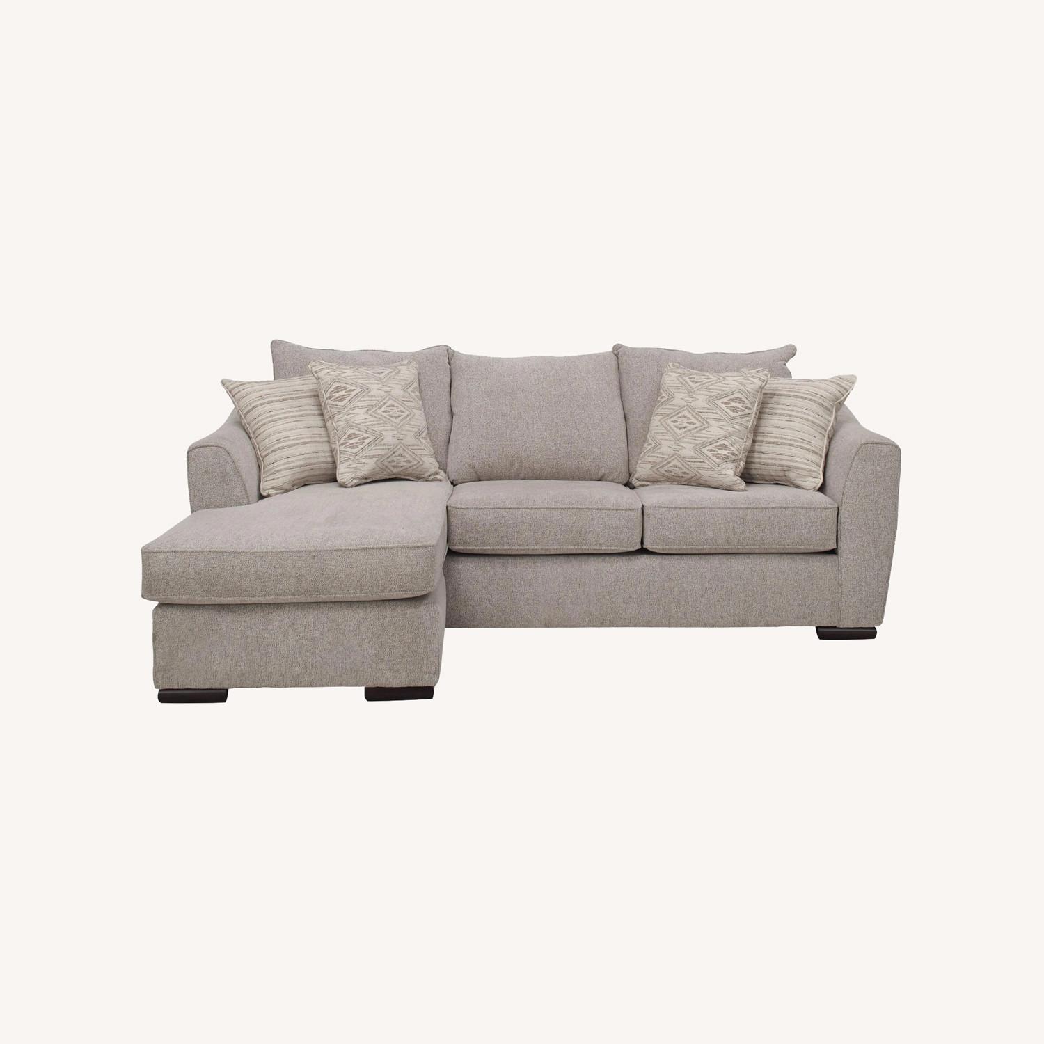 Raymour & Flanigan Tatum Natural 2 Piece Sectional - image-0