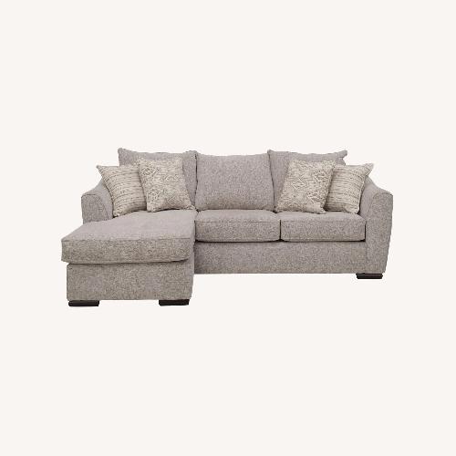 Used Raymour & Flanigan Tatum Natural 2 Piece Sectional for sale on AptDeco