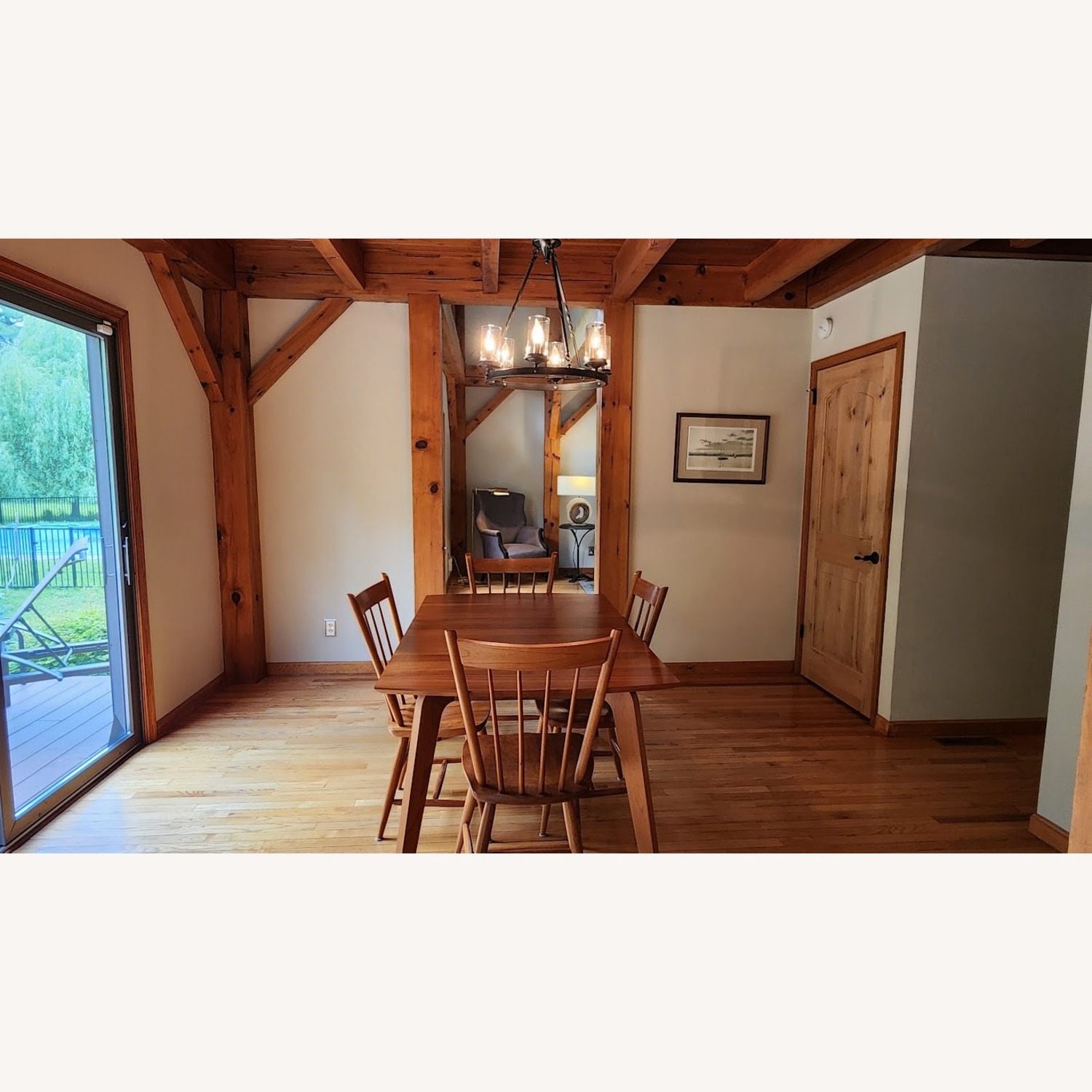 Lyndon Solid Wood Dining Table  - Two 18" leaves  - image-3