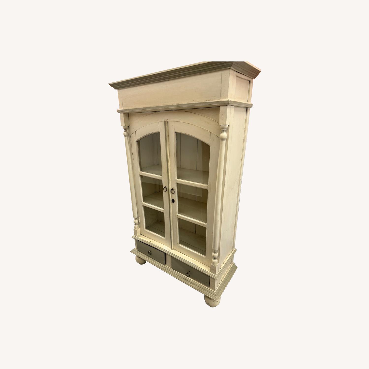 White Wood Armoire - image-0