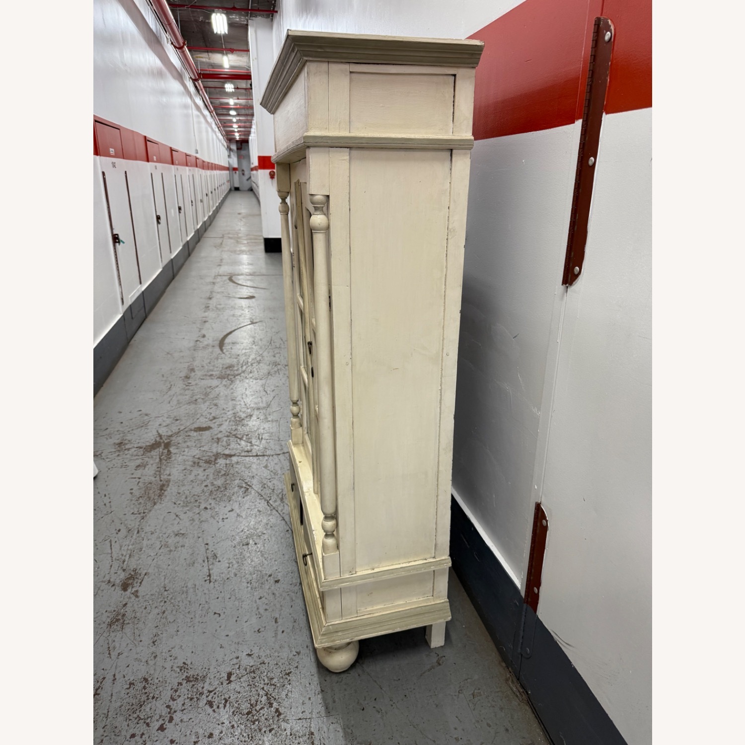 White Wood Armoire - image-2