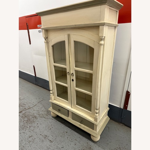 Used White Wood Armoire for sale on AptDeco