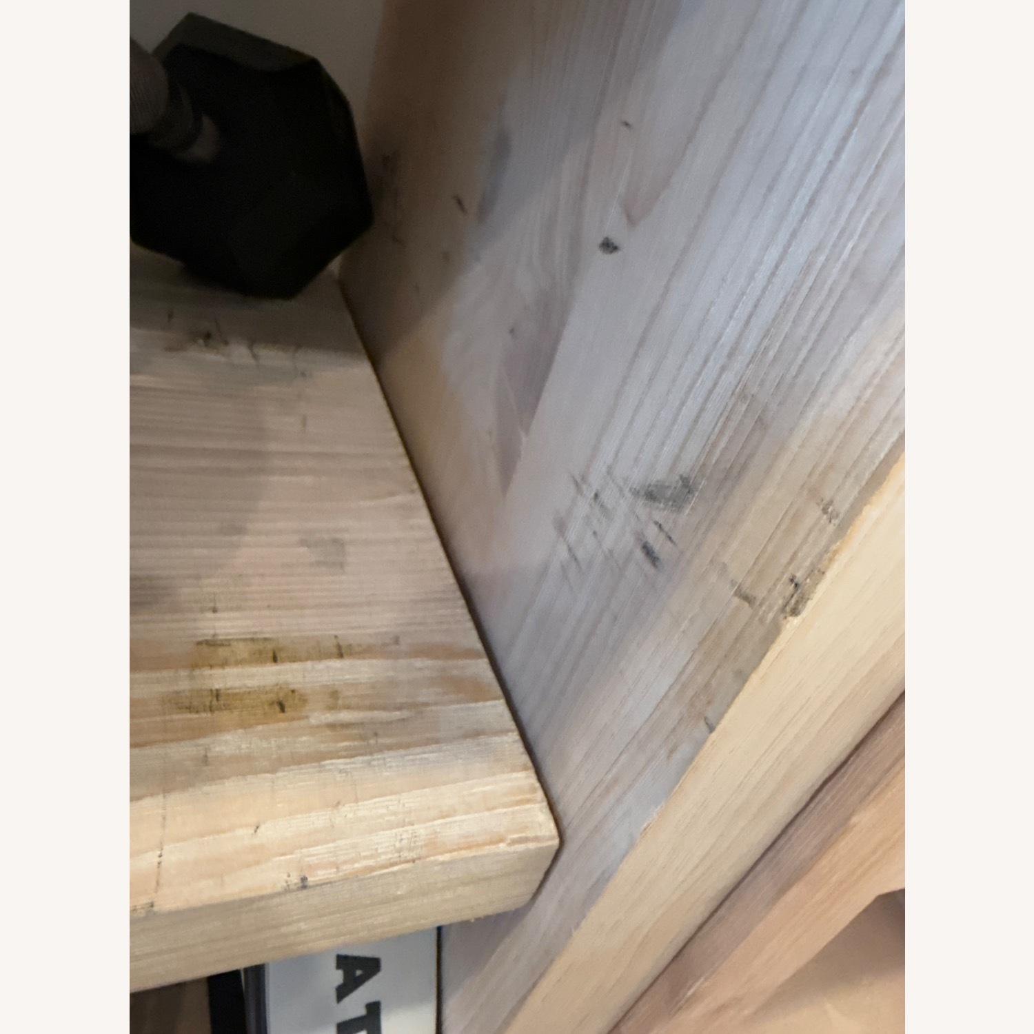 Pottery Barn Folsom Natural Wood Media Storage - image-4