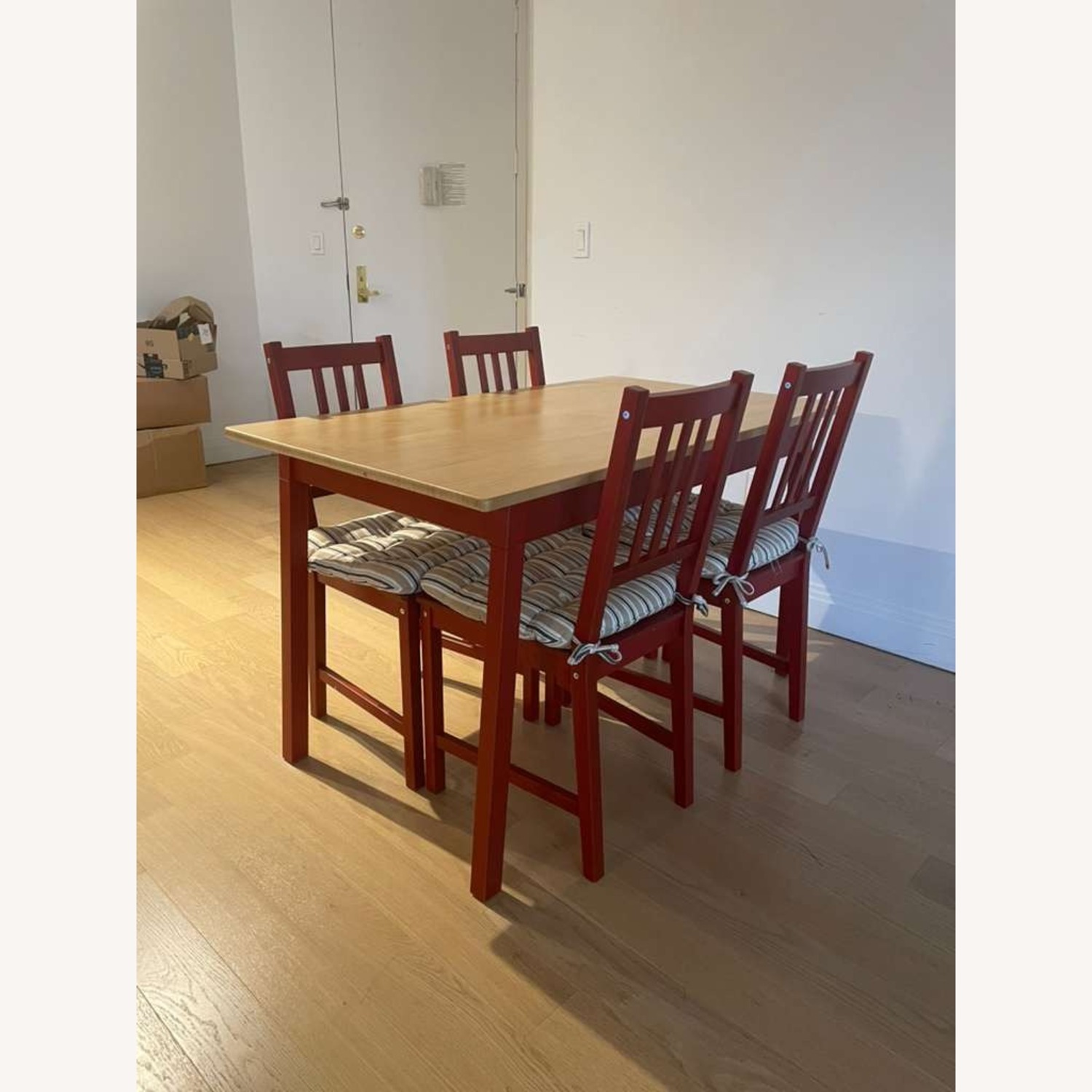 IKEA PINNTORP Dark Brown Wood Dining Sets - image-1