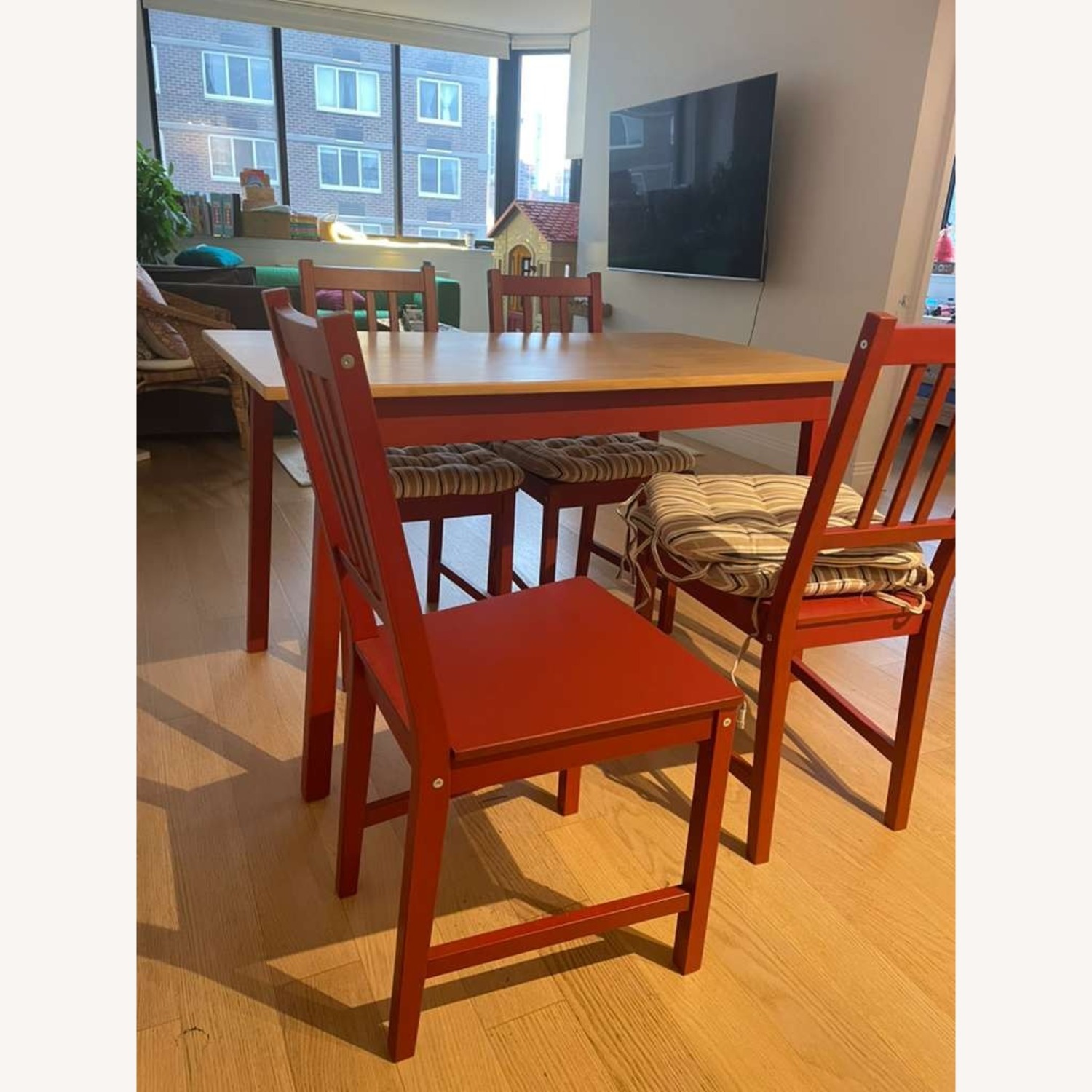 IKEA PINNTORP Dark Brown Wood Dining Sets - image-4