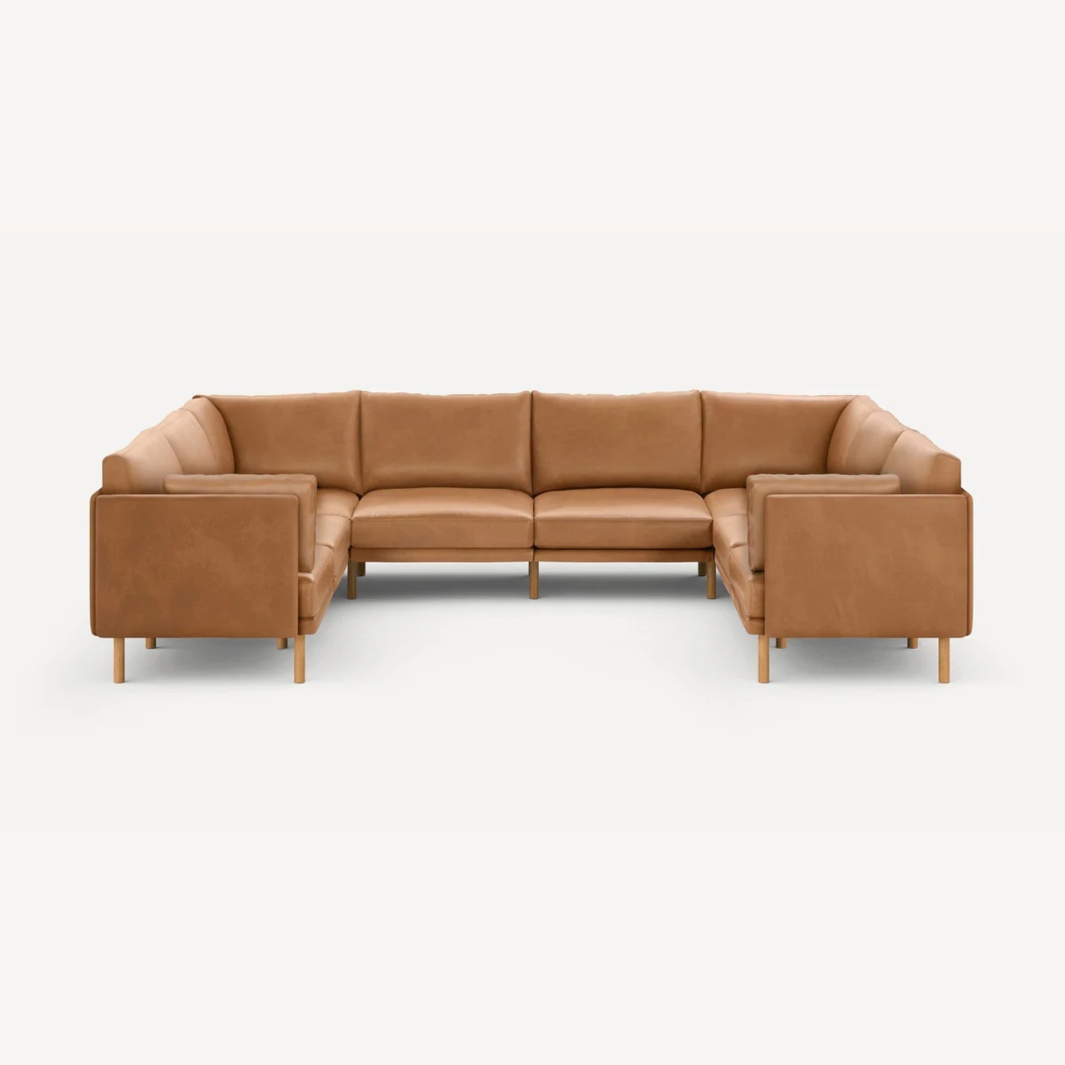 Burrow Field Leather 8 Piece U 3+ Piece Sectional - image-5