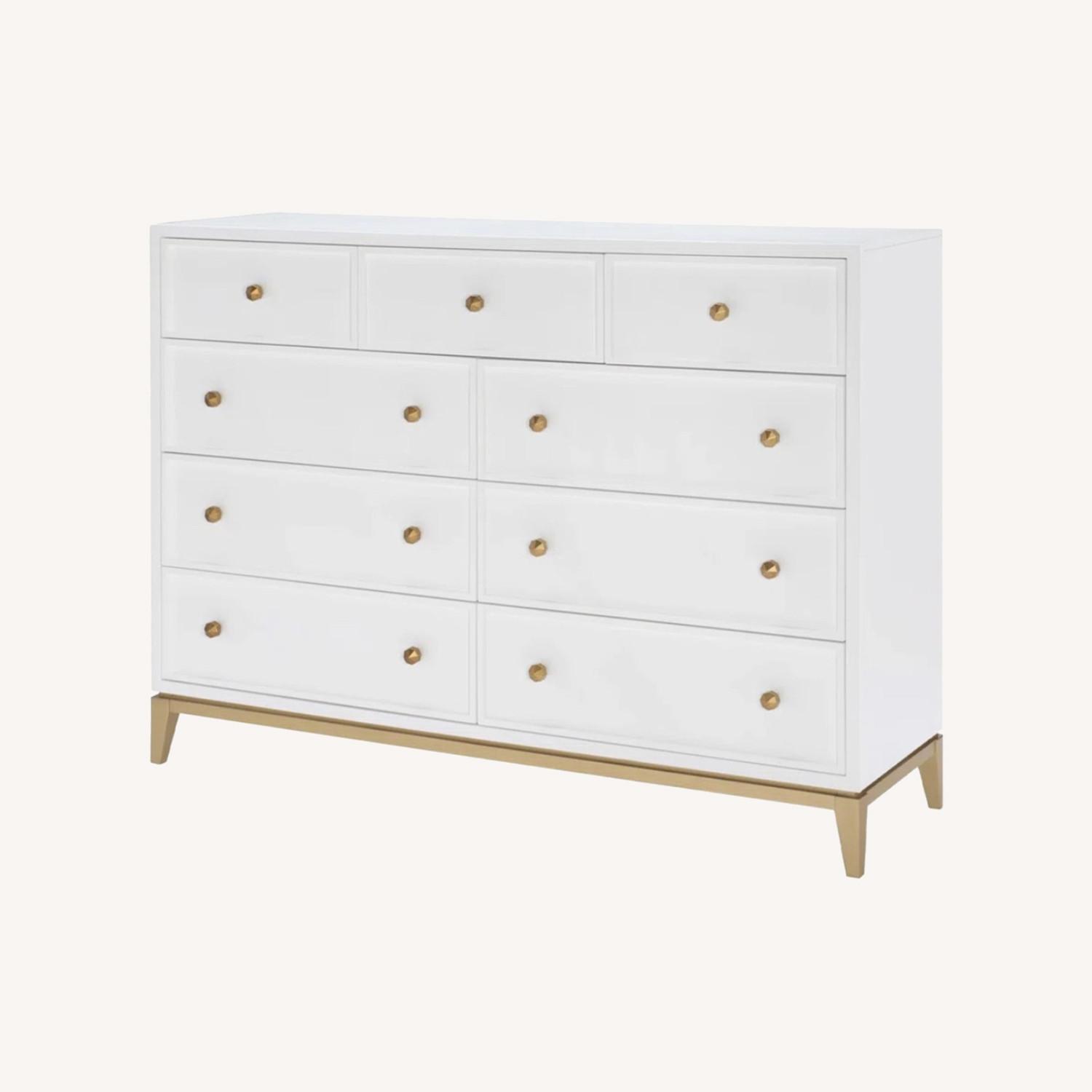 Hokku Designs Aubry White Wood Dresser - image-0